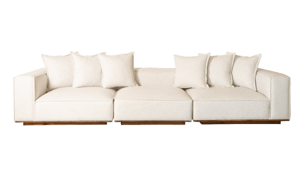 Sofa straight configuration